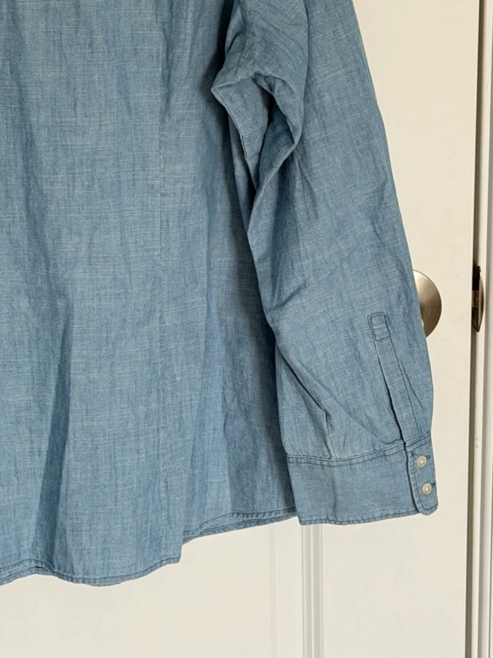 NEW J. Crew Light Chambray Signature Fit Button-Down Shirt plus 2X 39751